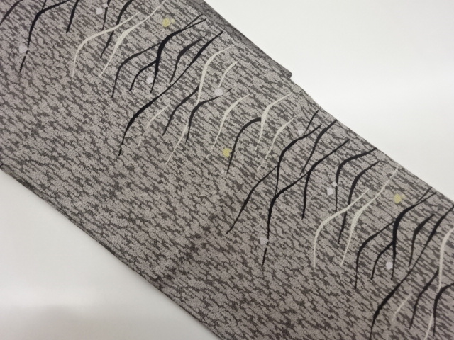 波に露模様織出し名古屋帯